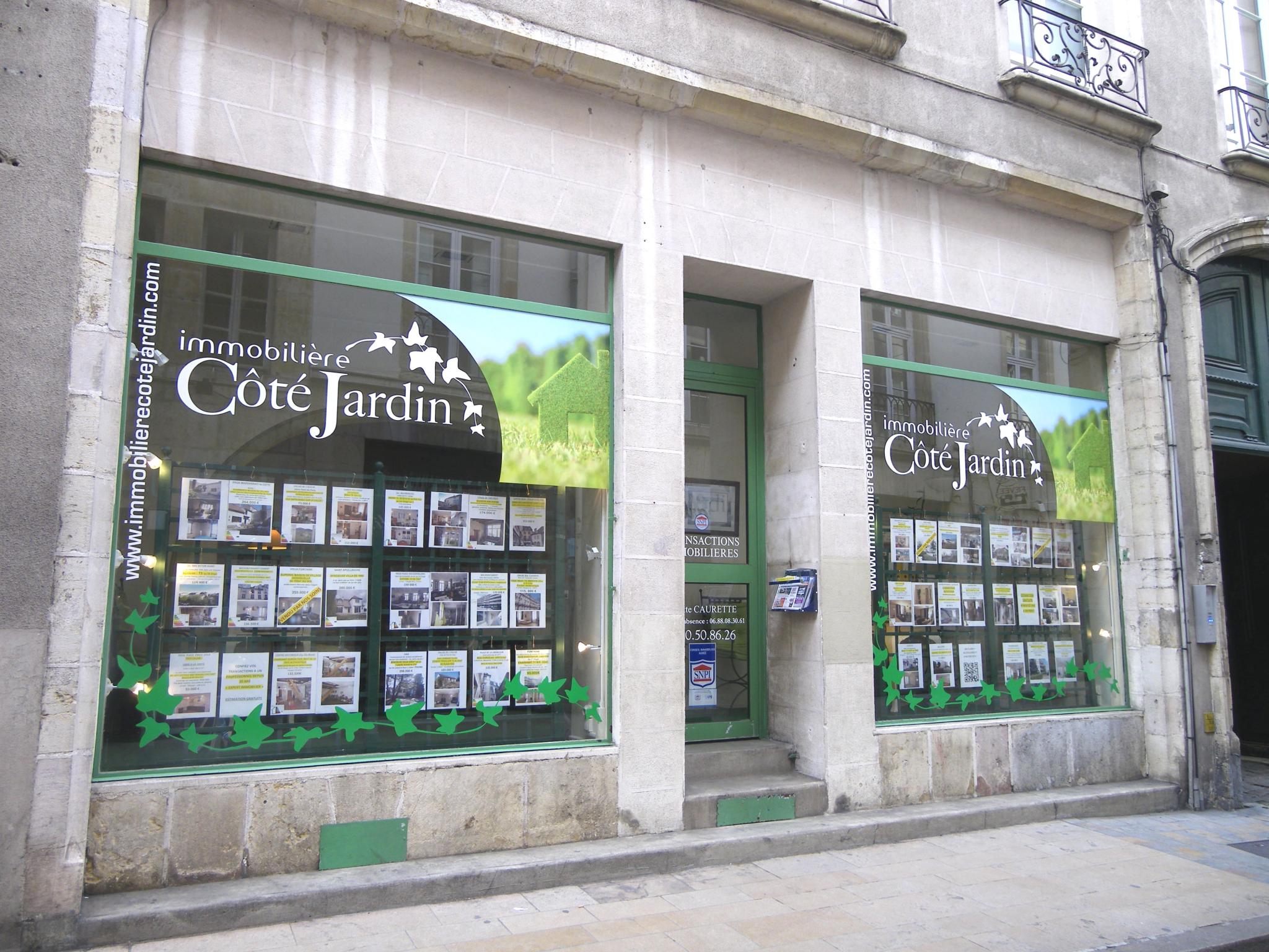 Façade Immobilière Côté Jardin