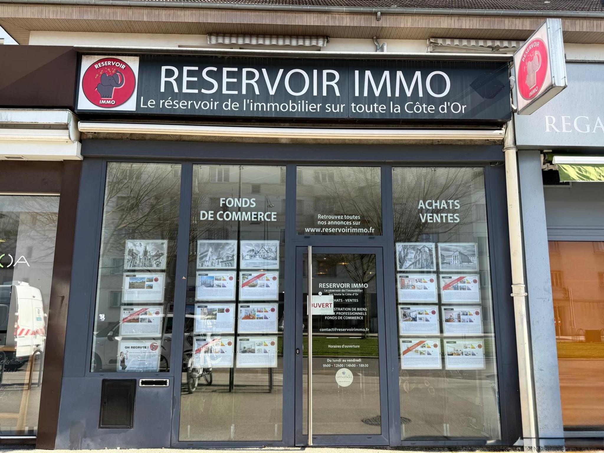Façade Réservoir Immo Drapeau
