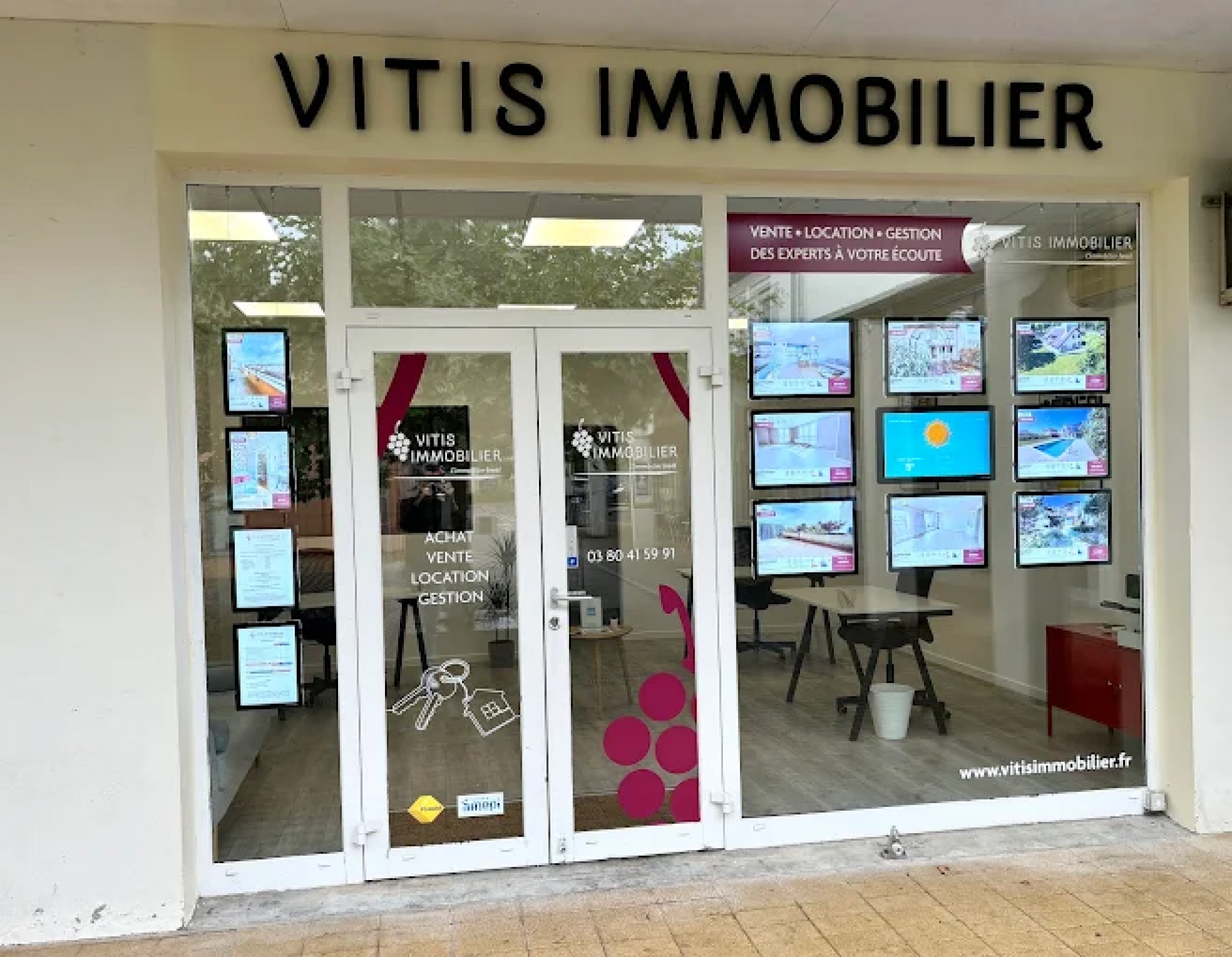 Façade Vitis Immobilier Saint-Apollinaire