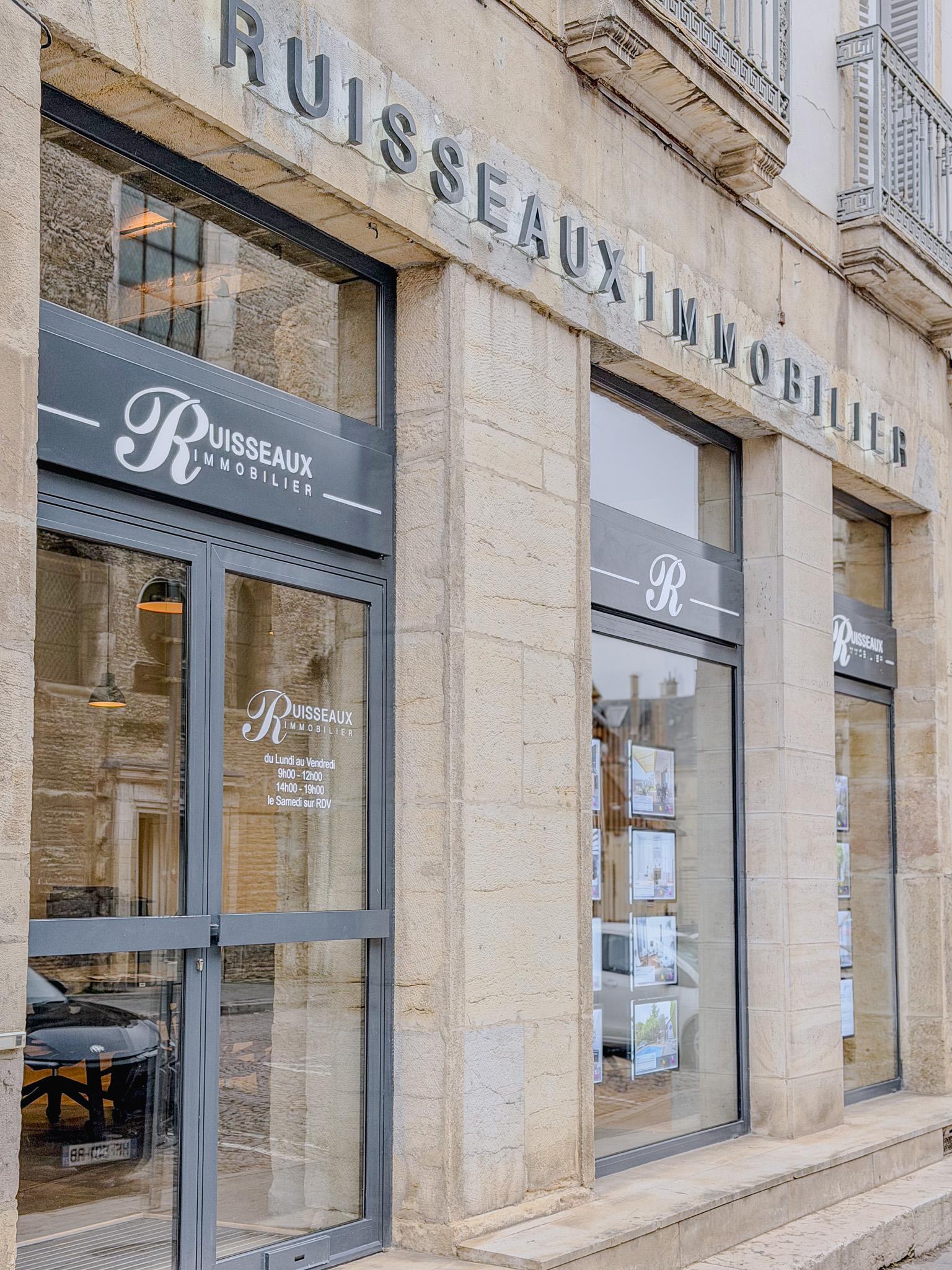 Façade Ruisseaux Immobilier Théâtre